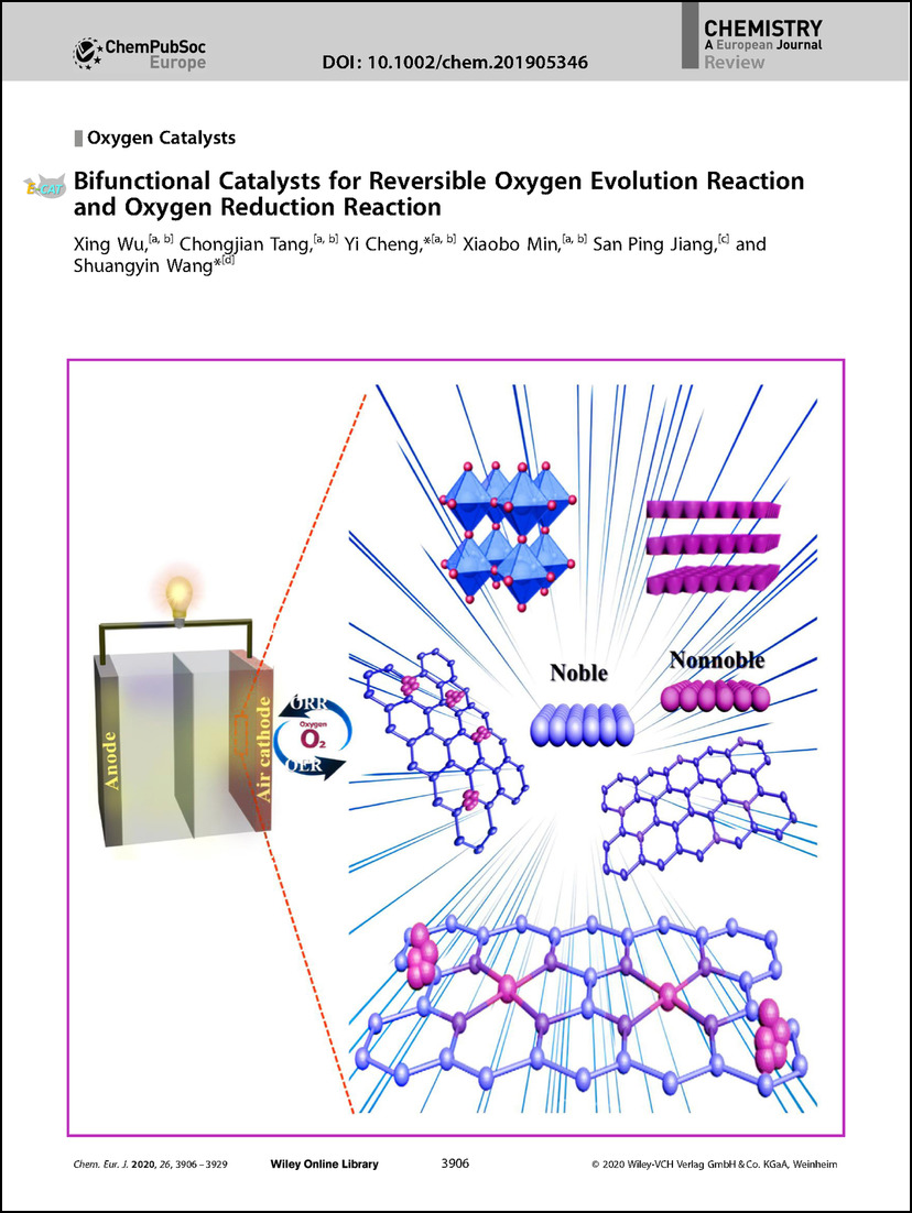 Frontispiece: Bifunctional Catalysts for Reversible Oxygen Evolution Reaction and Oxygen Reduction Reaction